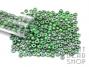 Size 6-0 Seed Beads - Opaque Lustered Dark Green